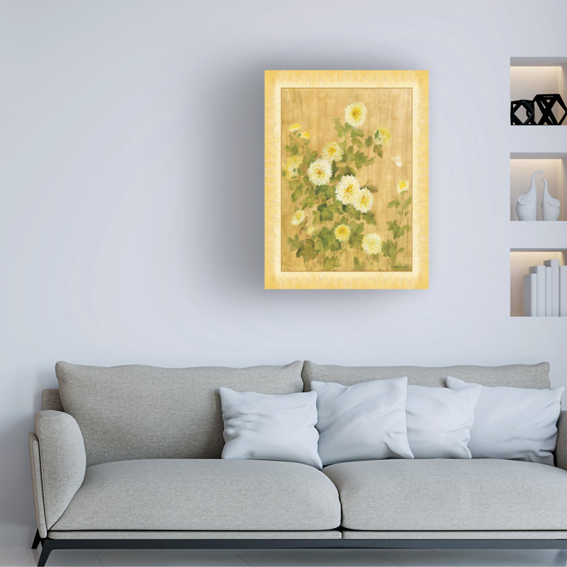 «Danhui Nai Chinese Chrysanthemums II», art sur toile, H 32 po x l 24 po