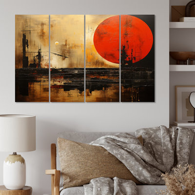 China Art Dynastic Echoes I Geography Wall Decor on Metal