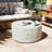 28'' Magnesium Oxide Patio Coffee Table,Waterproof, For Living Room, Outdoor, Round,Beige-1767788247
