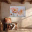 Art mural sur toile, feuille botanique minimaliste, décor de plante neutre, dessin de nature tropicale pour l'intérieur de la maison beige-1579449080