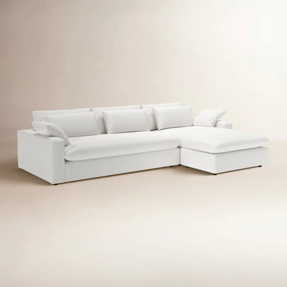 Remy Chaise Sectional, Marquis Java, Right Hand Facing