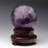 Hand-Polished Amethyst Sphere – 4.5" Diameter