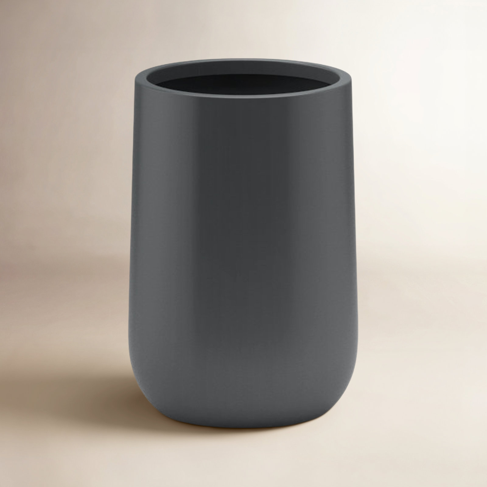 Rosenda Handmade Planter, 15" H x 8" W x 8" D, Gray