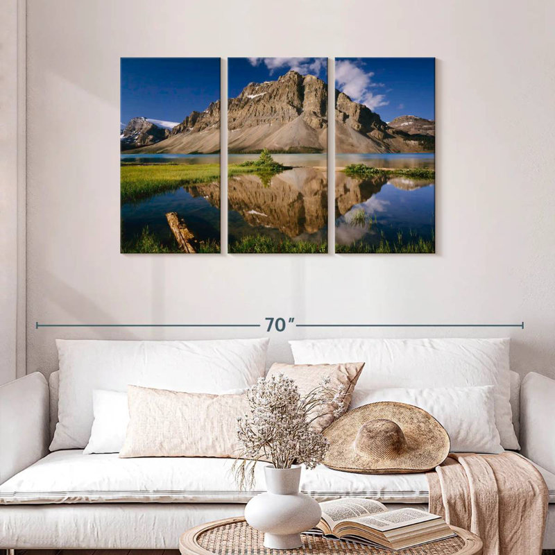 Rockies Lake Reflection, 28" H x 45" W