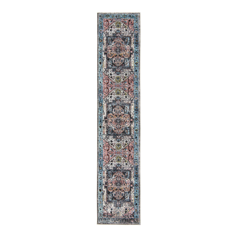 Acelin Oriental Indoor Rug, Runner 2'7" x 13'