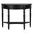 Farmhouse Half Moon Console Table With Drawer & Shelf - Rustic Accent Table, Sofa Table For Entryway, Living Room, Hallway And Foyer-1883974675