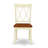 Clarksville Dining Room Chairs - Double Cross Back Wood Seat Chairs, Set of 2, Buttermilk & Cherry-1990785324-1939731855