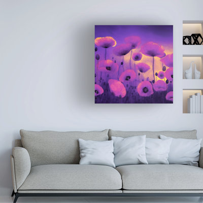 Bolog Tina Lavoie Poppies Dreaming At Dusk Canvas Art