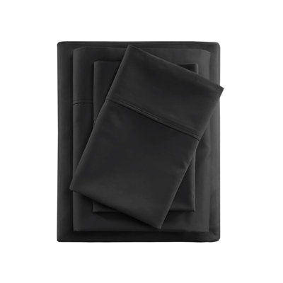 Très grand drap de refroidissement - mélange de coton à 55%, fonction de gestion, ultra-confortable, drap-housse à poche profonde, lavable à la machine, mélange de textiles respirant à contexture de 600 fils,