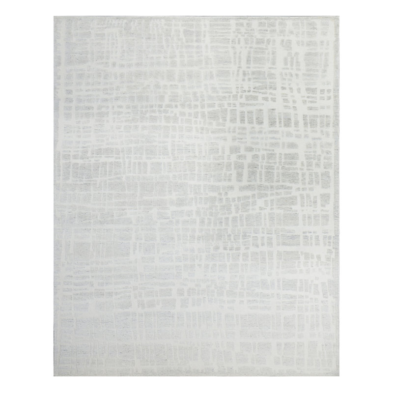 Area Rug in Gray, Rectangle 8' x 10'