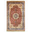 Tapis turc rouge et bleu 5 x 8