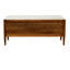 Banc de rangement rembourré en polyester Johppa