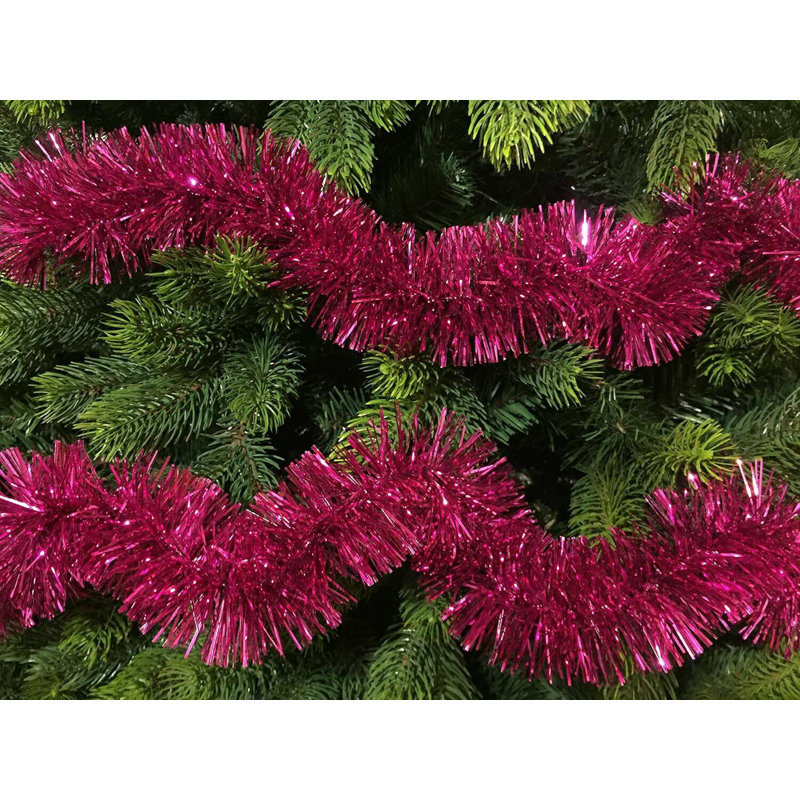 8cm Faux Garland, Fuchsia