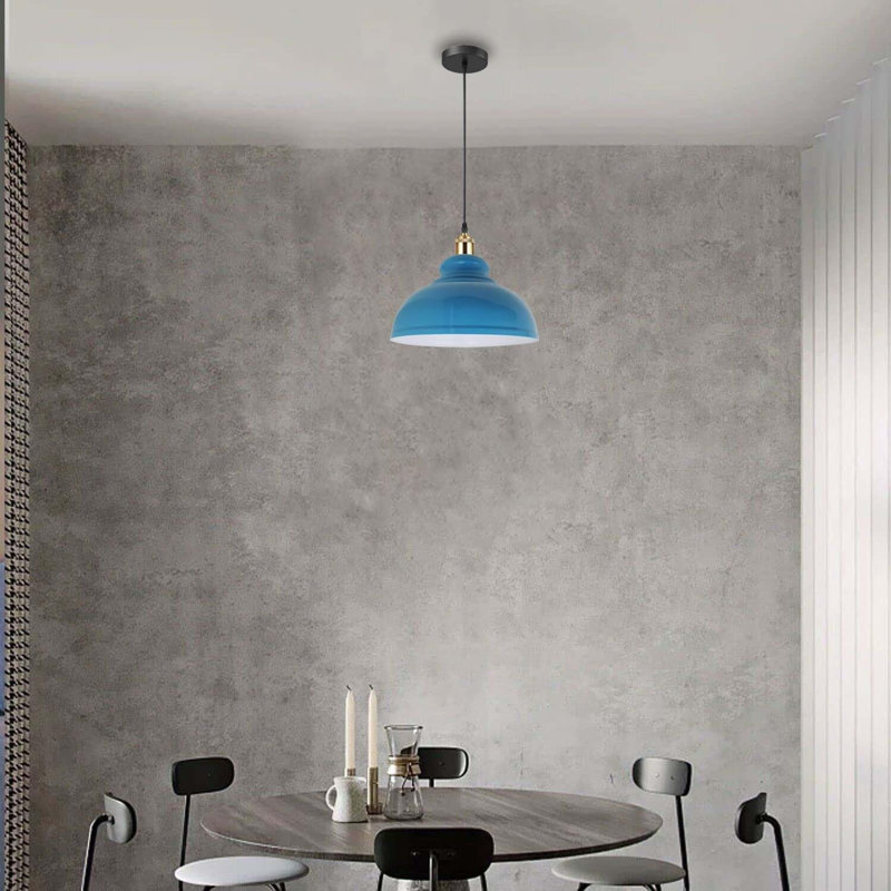 Binns 1 - Light Dome Pendant, Blue