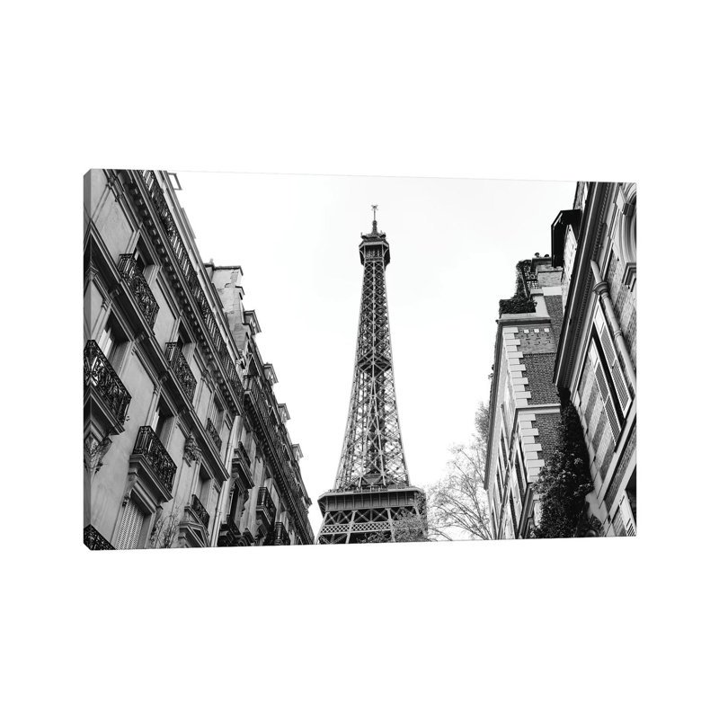 Eiffel Tower V by Bethany Young - Print on Canvas, 66.04cm H x 101.6cm W x 3.81cm D, Wrapped Canvas
