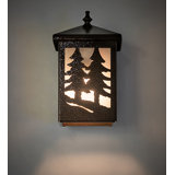 Twin Spruce Trees 1 - Light Flush Mounted Sconce