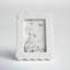 Ashe White Marble Picture Frame