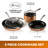 Gotham Steel Copper Cast Textured 5 Piece Nonstick Cookware Set