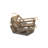 Irona Set of 3 Tapered Wood & Wire Crates - Brown-31864984