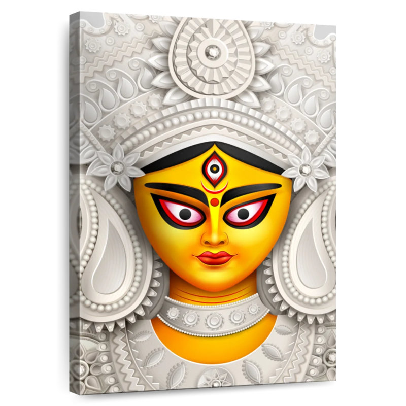 Adella Hindu Goddess Durga, 36" H x 24" W