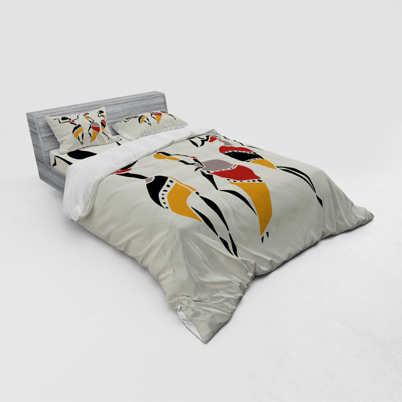 Eclectic Polyester Duvet Cover