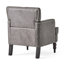 Fauteuil club moderne avec coussin en mousse et chaise en microfibre avec structure en pieds de bouleau-773449899-773449894