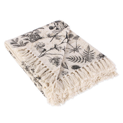 Printed Throws Hand Woven Throw Blanket