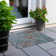 Machine Washable Indoor/Outdoor Christain ACN1362 Teal Rug