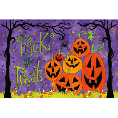 «Spooky Fun I» par Anne Tavoletti - Art textuel sur toile tendue