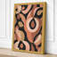 Flowing Forms Mid-Century - Wrapped Canvas-53837168-53837173