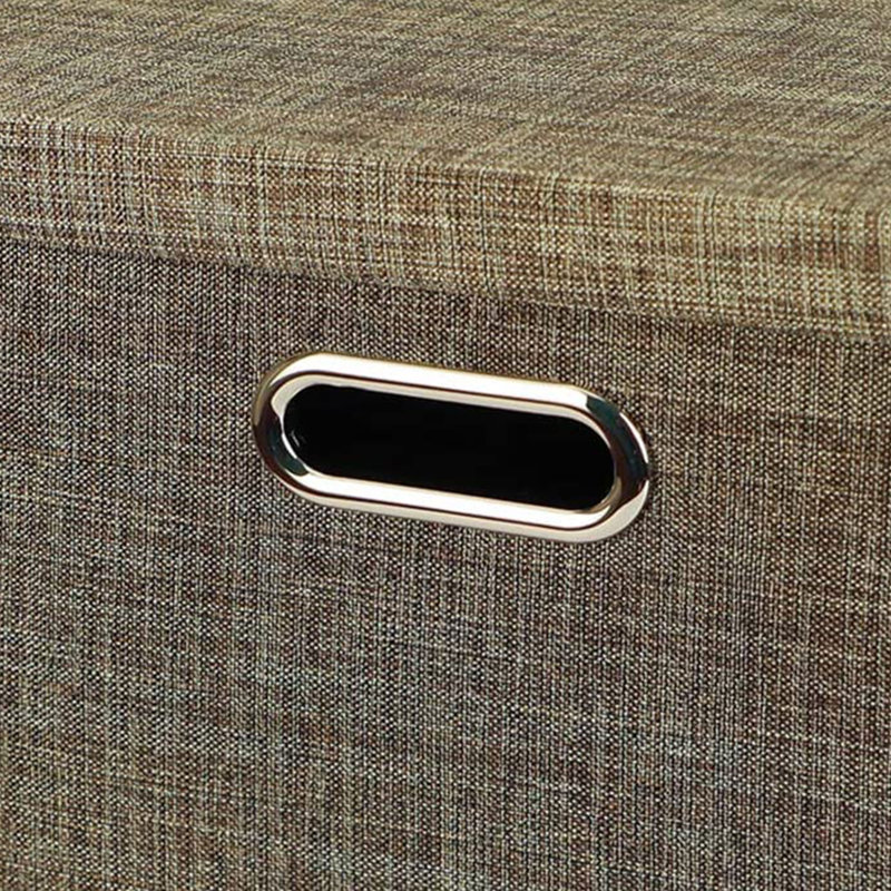 posprica Fabric Box, Brown