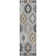 Premium Machine Washable Prisco Silver Rug