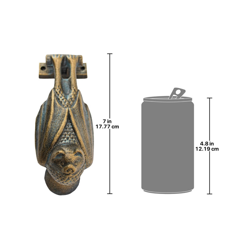 Vampire Bat Cast Iron Door Knocker