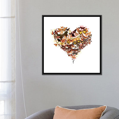 «Butterfly Heart», impression sur toile tendue