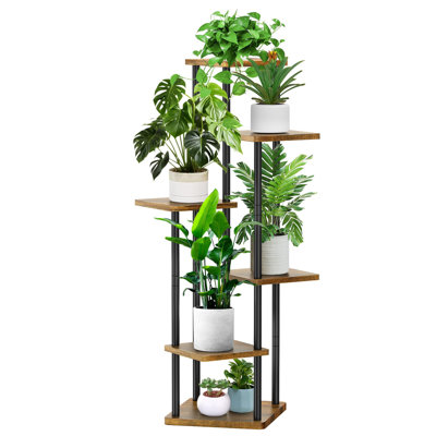 Support pour plante à 6 niveaux en métal d'intérieur