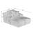 Oversized Upholstered Comfy Sleeper Sofa Chaise Lounge