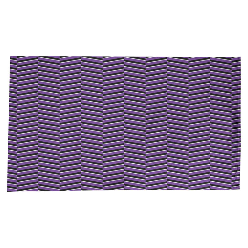 Rayures fracturées Nappe, Mauve