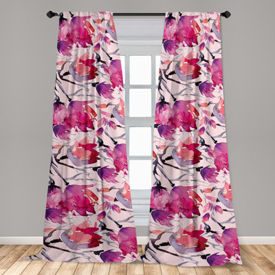 Azizbek Semi Sheer Curtain Pair