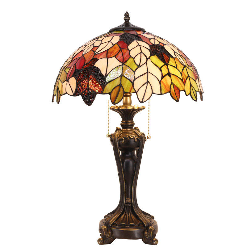 Lampe de table en vitrail Tiffany