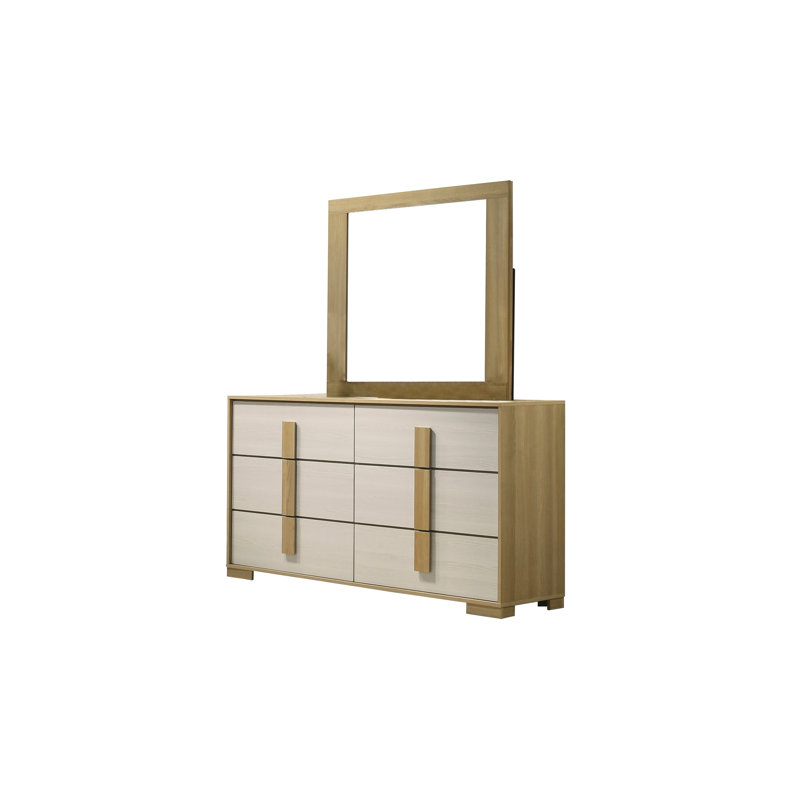 Commode double moderne avec miroir Hodnett