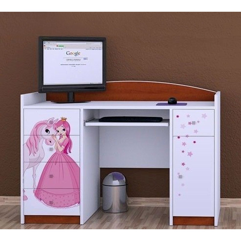 Beasley 125cm Writing Desk, Brown