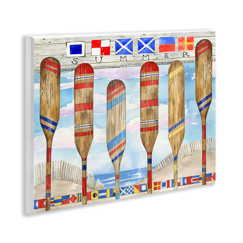 Art mural, "Nautical Flags & Paddles" par Ronnie Rooney