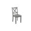 Chaises de salle à manger élégantes et confortables en bois d'hévéa pour la cuisine et le salon