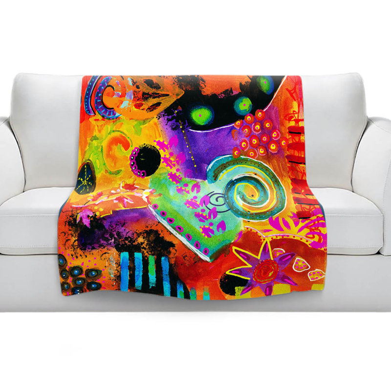 Hand Woven Throw Blanket, 68" x 80"