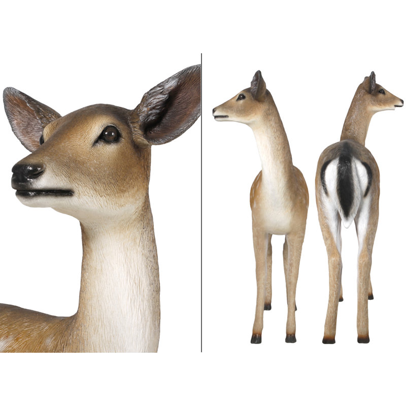 Gamez Deer Plastic Garden Statue