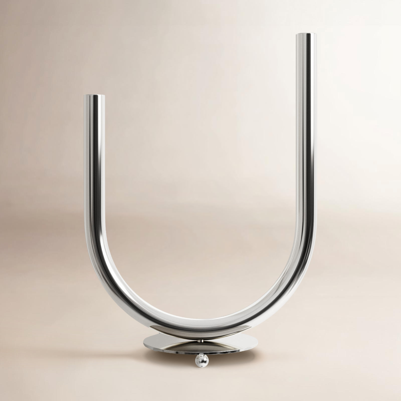 Bianca Stainless Steel Candelabra