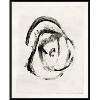 Mid-Century Homage - Peinture encadrée sur papier