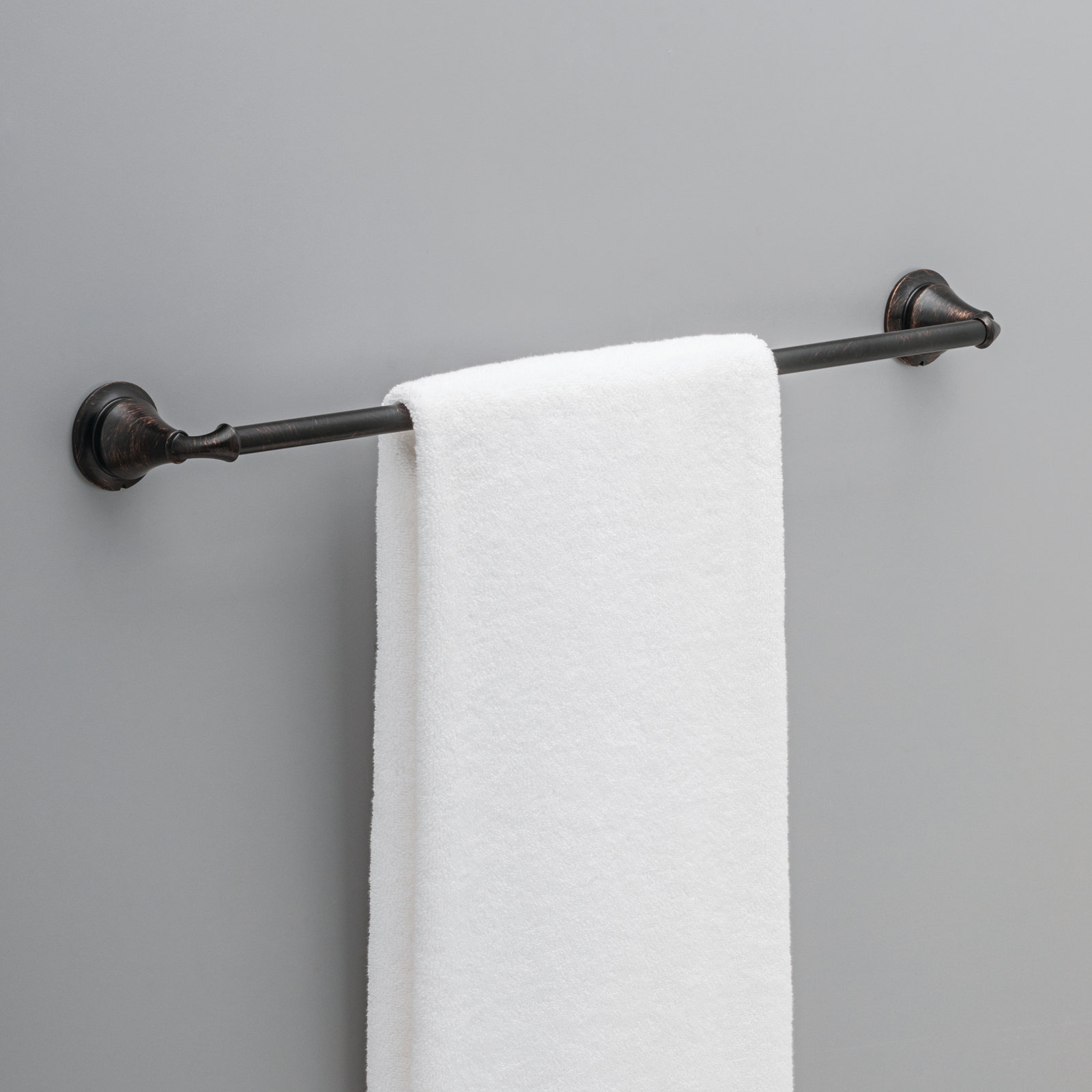 Linden™ 24" Wall-Mounted Towel Bar, Venetian Bronze