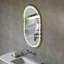 Metal Oval Floor Mirror-1376951357