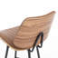 Mid-Century Swivel Bar Stool With PU Leather Seat-482110714